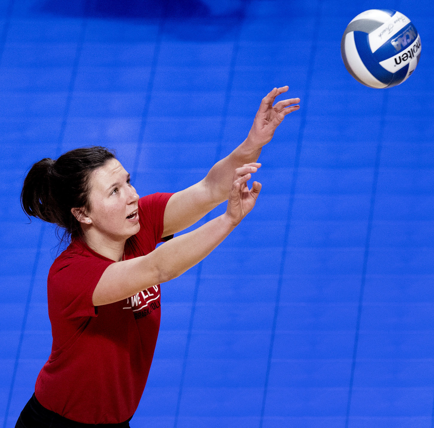 Nebraska Volleyball Practice in Minneapolis, 12.06